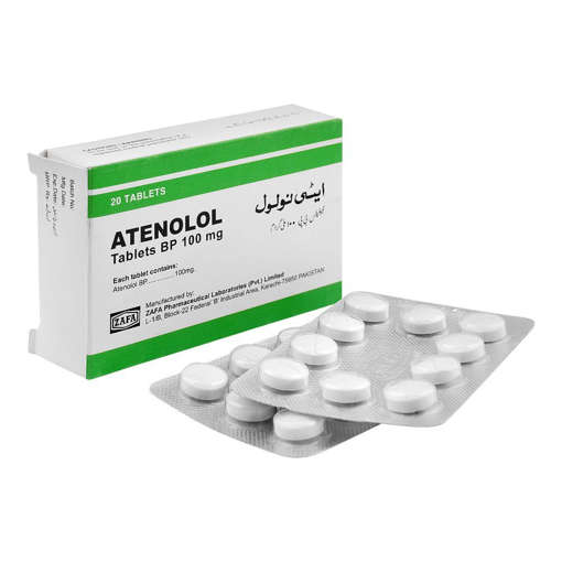 Picture of Atenolol 100mg Tab 10x2s